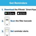 Filtrete Allergen Reduction True HEPA Room Air Purifier Filter, 2 Pack, Size 9.96 in. x 4.69 in., Works with Filtrete FAP-TT-ADH device