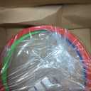 Libima Obstacle Course Ring Set Exercise Hoop Large Hoop Plastic Toys Playground Toys for Gymnastics Practice Party Games Educational Activities Holiday Decor, 5 Colors(12 Pcs,18.9 Inch)