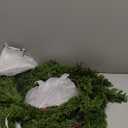 9ft Real Touch Norfolk Pine Garland Realistic Christmas Greenery Garland for Table Mantle Fireplace Indoor Outdoor Xmas Decor