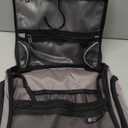 D&D Wanderlust D&D Hanging Travel Toiletry Bag for Men and Women  Cosmetics, Makeup and Toiletries Organizer Kit with 10 Compartments (Light Gray Medium)