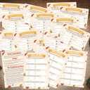 Thanksgiving Friendly Feud Quiz, Thanksgiving Party Games, Family Feud Games, Ice Breaker Game for Adults, Fall Party Supplies, Includes 12 Preliminary Cards and 3 Final Round Cards, ZC02