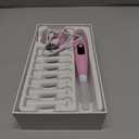 Sonic Dermaplane Razor for Women Face,WomenS Facial Exfoliation & Peach Fuzz Hair Removal System,Anti-Aging3 Speeds8 Dermaplaning BladesRechargeable,Sonic Dermaplaning Tool (Pink)