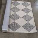 Loloi Chris Loves Julia Francis Collection FRA-01 Beige/Charcoal 5'-0" x 7'-6" Area Rug