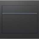 SORA - Modern Built-in Black Mailbox