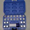 JEUCLEL 23PCS Wheel Lock Nut Key Kit - Compatible with VW, Audi, VAG - Anti-Theft Lug Nut Removal Tool