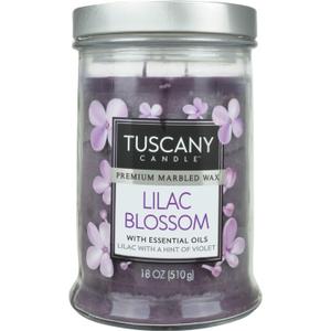 Tuscany Candle Lilac Blossom Long-Lasting Scented Jar Candle (18 oz)