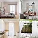 1 Inch Curtain Rods for Windows, 32 to 120 Inch Black Rustic Curtain Rod Set, Modern Design Drapery Tubes with Brackets Room Divider, For Indoor and Outdoor