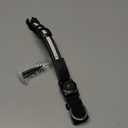 LED AirTag Dog Collar - Brightest Light Up Dog Collars - IP68 Waterproof Air Tag Dog Collar Holder - 1,600 Feet of High Visibility - Magnetic Charging - Dog Lights for Night Walking, Black L