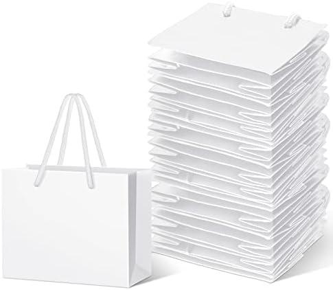 Amazon.com: Fainne 24 Pcs White Mini Gift Bags with Handle Gift Card Bags Bulk Extra Small Paper Party Favor Boxes Tiny for Christmas Wedding Baby Shower Birthday Wrapping Supplies, 4.7 x 3.9 x 2.3 Inch : Health & Household