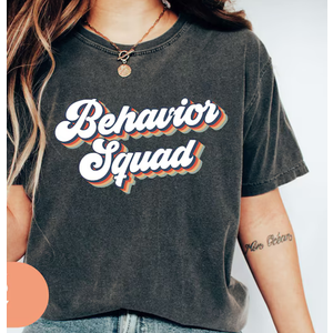 Behavior Squad Behavior Therapy Vintage Retro For Women Men T-Shirt 3XL