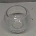 Yardwe Glass Bubble Bowl - Round Terrarium Globe Vase Centerpiece 12cm Clear Bubble Planter for Arrangements Weddings Events Decorating