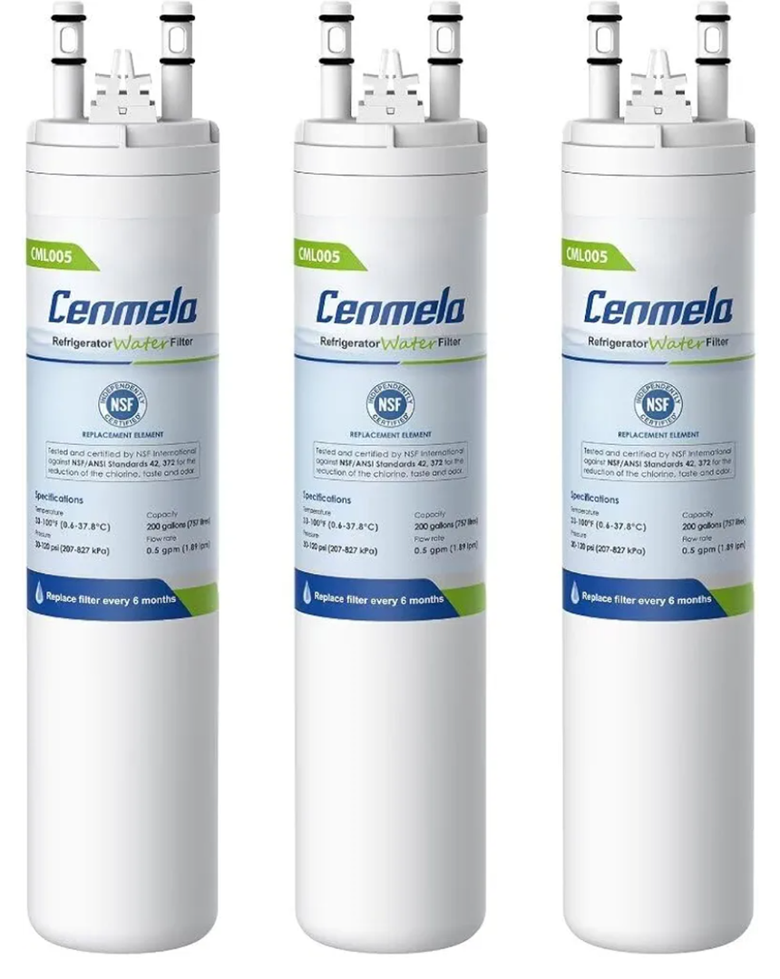 Compatible with Frigidaire ULTRAWF, Pure Source Ultra, Kenmore 9999, 469999, 46-9999, A0094E28261, Height 11 inches, Pack of 3