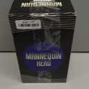 Mannequin Head Styling Mannequin Head for Hair Styling and Free Table Stand Training Head Manikin Cosmetology Doll Head with Long Fiber Hair Hairdresser Practice Head for Stylist (jet black)