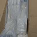 Zober Velvet Hangers 50 Pack - Ivory for Coats, Pants & Dress Clothes - Non Slip w/ 360 Degree Swivel, Holds up to 10 lbs - Strong Felt Hangers for Clothing