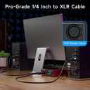 Cable Matters 6.35mm (1/4 Inch) TRS to XLR Cable - 6ft, Male to Male XLR to TRS Cable, Black - Not for Microphone Use