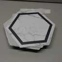 Art3d 30-Pack Hexagon Peel and Stick Flooring Tile Marble Look, Self Adhesive Waterproof Vinyl Floor Tile for Kitchen Bathroom Living Room Bedroom, 11.8" x 10.2" White Marble