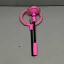 Hewog Skip Ball, Portable Foldable Colorful Flash Wheel Swing Ball, Kids Toys for Girls & Boys, Sports Fitness Toys for Kids & Adults. Gifts for Mom Women & Girls Toys Age 5-10 Years (Pink)