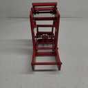 Cast Iron Wall Jack Rated Capacity 1,000 lbs, Heavy-Duty Portable Wall Jacks for Framing, Lifting Wall Beams, Red, Pack of 1