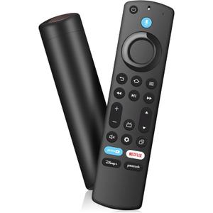 Replacement-Voice-Remote-Control fit for Smart TV Stick(2nd/3rd Gen)/TVs 4K Max(1st/2nd Gen),TVs Cube(1st/2nd/3rd Gen),Smart TV(3rd Gen),and for Insignia/Toshiba/Pioneer/Omni Smart TVs