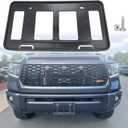 Front License Plate Frame for Toyota Tundra 2014 2015 2016 2017 2018 2019 2020 2021 Front Bumper License Plate Holder Mounting Bracket Cover Replace # 751010C011 Partslink #TO1068124