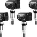 TPMS Sensor Ford, 315MHZ Tire Pressure Monitoring System Sensor Compatible for Ford F150 F250 F350 Mustang Focus Fusion, Lincoln MKS MKZ Replaces DE8T-1A180-AA 9L3Z-1A180-AF 4-Pack