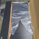 COSCO 20" x 48" Vinyl Top Folding Table, Black