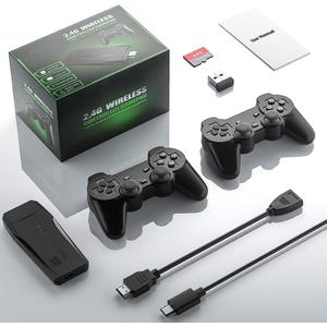 Wireless Retro Game Stick Console Classic Video TV Games, Retro Stick Built in 9 Emulators Plug and Play Video Games for TV (Color 5)