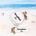 2 Pcs Honeymoon Sand Keepsake Jar 2025, Engagement, Wedding, Bridal Shower Gift, Romantic Honeymoon Gifts for Newlywed Couple(Equipped with a gift box)