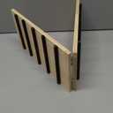 kathson Rabbits Wood Bridge Guinea Pig Climbing Ladder Natural Ramp Ladder Rat Toy Cage Habitat Accessories for Bunny Hamsters Gerbils Mice Mouse Chinchilla Hedgehog Small Animal