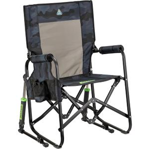 GCI Outdoor Stowaway Rocker - Stealth Camo, 1.98 Ft X 2.03 Ft X 3.22 Ft