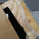 CraftyManor 10 in Blocking Boards for Crochet Projects with Rose Pattern, Crochet Blocking Board with Pegs, Granny Square Blocking Board with 20 Stainless Steel Pegs, Bamboo