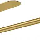 Paper Towel Holder Under Cabinet, 13Inch Self-Adhesive or Wall Paper Towel Holder for Kitchen, Bathroom, RV, Gold