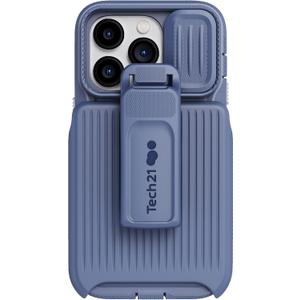 Tech21 iPhone 14 Pro Evo Max Compatible with MagSafe  Durable, Shock-Absorbing and Rugged Phone Case with Holster and 20ft FlexShock Multi-Drop Protection (Ink Blue)