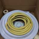 20FT Mini Split Line Set 1/4*3/8 OD HVAC Copper Tube Pipe Extension,3/8 Thickened PE Insulation Coil Air Conditioner Twin Copper Line Heating Equipment Hose with Flared Nuts (20FT (1/4+3/8) with wire)