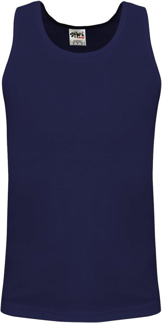 Shaka Wear Men's Basic Sleeveless Tank Top Cotton Solid Muscle Workout T-Shirt Undershirt Activewear Sizes S~5XL