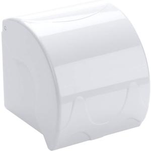 Wall Mounted Waterproof Paper Holder Bathroom Paper Roll Holder (White)