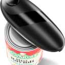 Electric Can Opener for Seniors - One Touch Automatic Kitchen Gadget, Smooth Edge Design for Safety & Arthritis-Friendly Use, Works with All Can Sizes (battery)