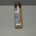 Cooking Spoon for Nonstick Cook wares, Great for Cooking and Serving Sturdy BPA-Free Matte Silicone, Wood Handle Spoon for Mixing, Scoop, and Scrape (Black & White, 11.4 inch)