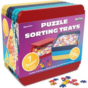 Buffalo Games - Puzzle Sorting Trays - 7 Count (Pack of 1)