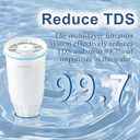 Water Filters Replacement for Z-ero Water Pitchers and Dispenser, 0 TDS Premium Filtration, Reduce Lead/Chromium/PFOA/PFOS - Improve Tap Water Taste (Pack of 2 by TOMOON)