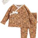 Mud Pie baby-girls Casual (3-6 Months, Brown)