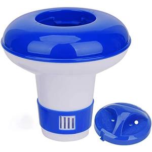 Floating Mini Spa Chemical Dispenser, Chlorine/Bromine Tablet Floater for 1 Inch Tablets, Idea for Spa, Hot Tub &,Fountain, Inflatable & Above-Ground Pools
