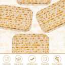 50Pcs Passover Matzah Party Plates 10" x 6.5" Passover Seder Paper Plates Disposable Pesach Matzo Themed Plate for Kids Adults Seder Festival Holiday Party Decoration
