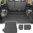 Powoq 5 Seats Cargo Mat Compatible with 2025 2026 Toyota 4Runner Trunk Mat (No Hybrid EV & i-Force MAX) Trunk Liner TPE Cargo Liner Back Seat Protector Replacement for 25-26 Toyota 4Runner Accessories