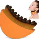 2 x Silicone Cover Upgrade Lymphatic Contour Face Brush, Lymphatic Drainage Massager for Face,Ergonomically Designed to Fit the Skin Precisely. (Orange)
