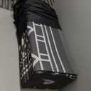 GENIMO Outdoor Rug Waterproof for Patio Decor, 10'x20' Foldable Reversible Plastic Straw Carpet, Outside Area Mat for Rv, Deck, Picnic, Porch, Camper, Balcony, Beach, Grey & White