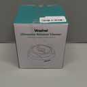 Ultrasonic Retainer Cleaner Machine, 45kHz Dental Cleaning Pod for Denture, Mouth Guard, Night Guard, Aligner, Braces, Toothbrush, 200ML Denture Cleaner with Digital Timer & 4 Modes, Black