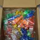 Christmas Party Favors 36 PCS Finger Lights Christmas Goodie Bag stuffers, Glow in the Dark Xmas Toys Bulk Xmas Gifts for Stocking Stuffers Holiday Favors Classroom Rewards Prizes