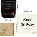 Heavenly Birthday Candle for Dad - Memorial Sympathy Candle Gift for Loss of Dad, in Heaven Birthday Remembrance Gift for Deceased Father, Missing You in Heaven Birthday Remembrance Keepsake