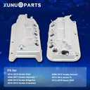 Aluminum Valve Covers Compatible with 2010-2012 Honda Crosstour 2008-2012 Honda Accord 2012-2014 Acura TL 3.5L V6 Replace# 12310R70A00 12320R70A00